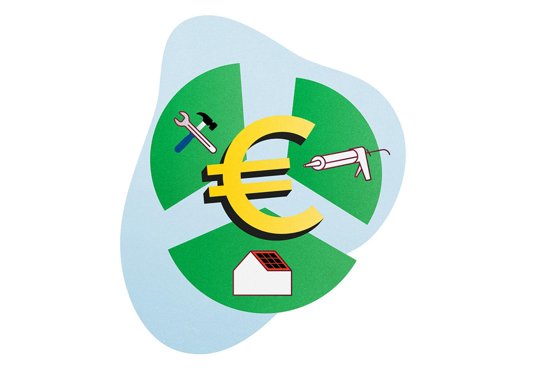 Illustratie huurders met eigen budget