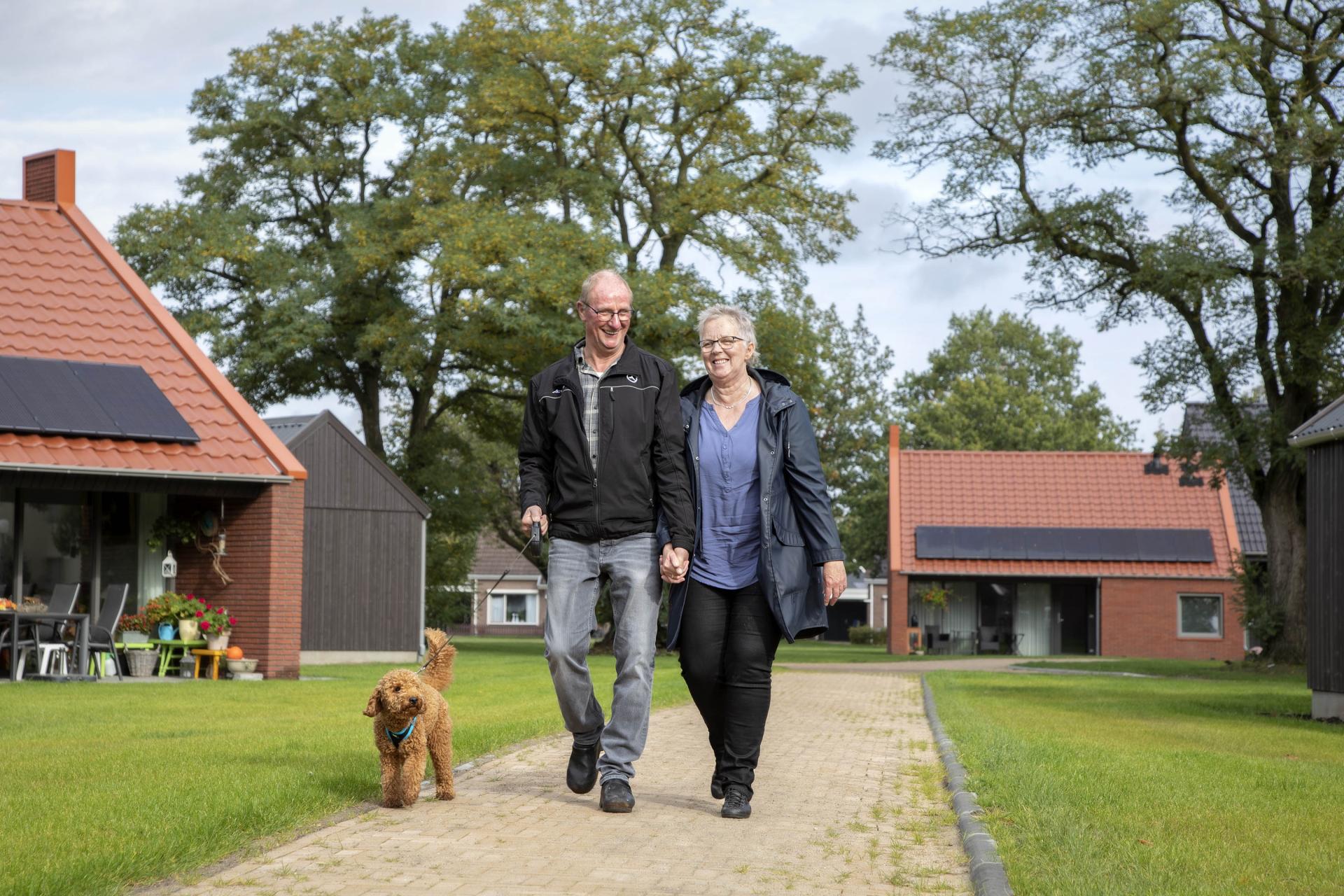 Sfeerbeeld levensloopbestendige woningen in dorp