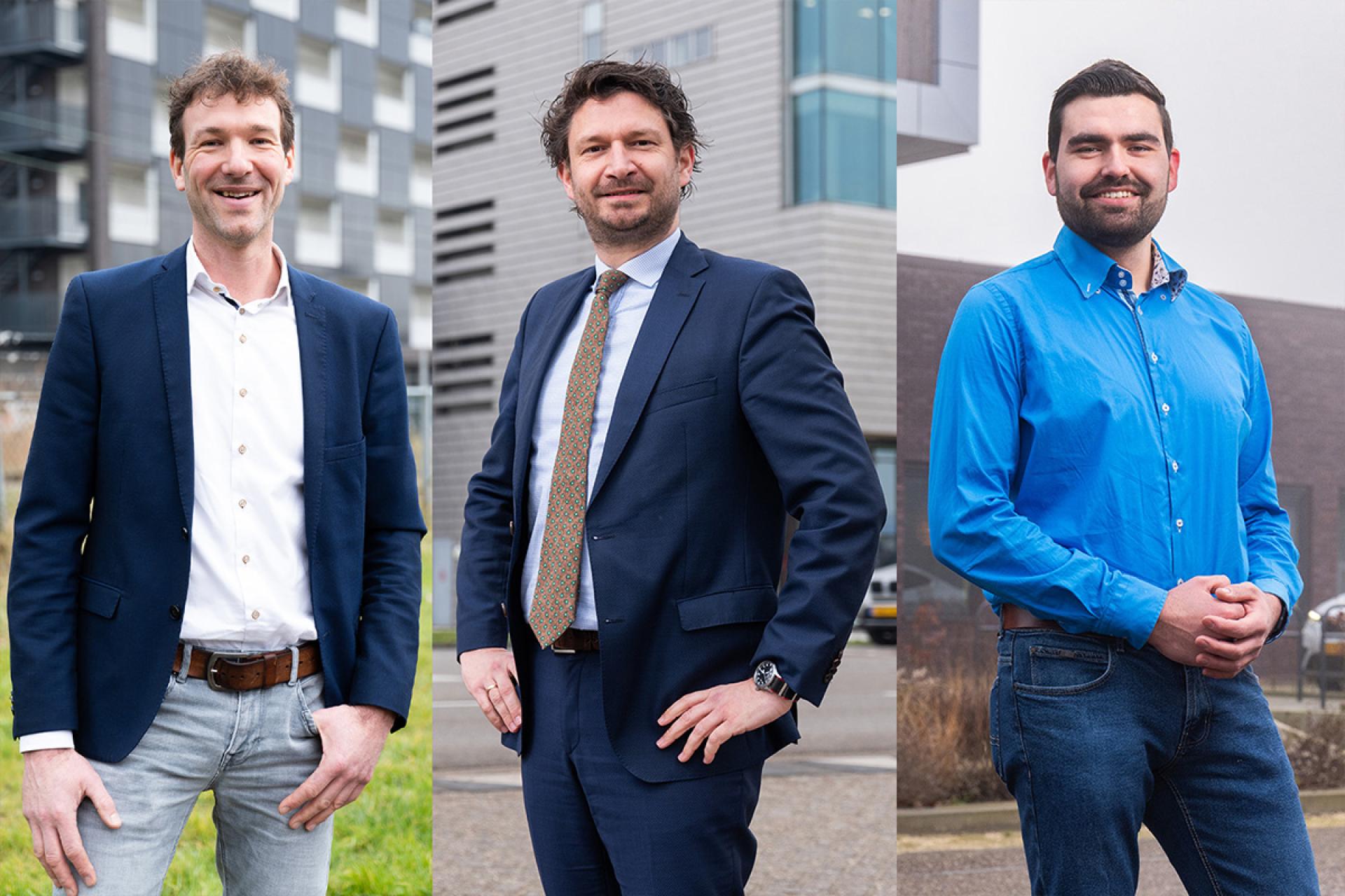 portretten van 3 mannen