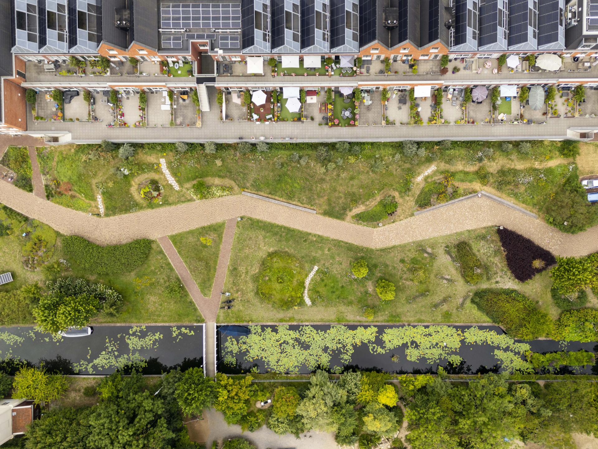 Het Singelpark in Leiden 