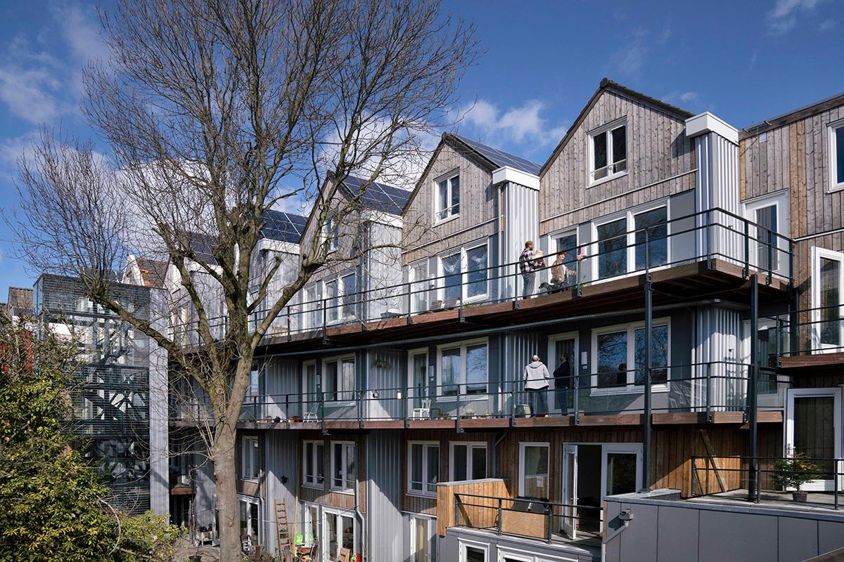 Woning van wooncoöperatie Wolphaertstraat in Rotterdam