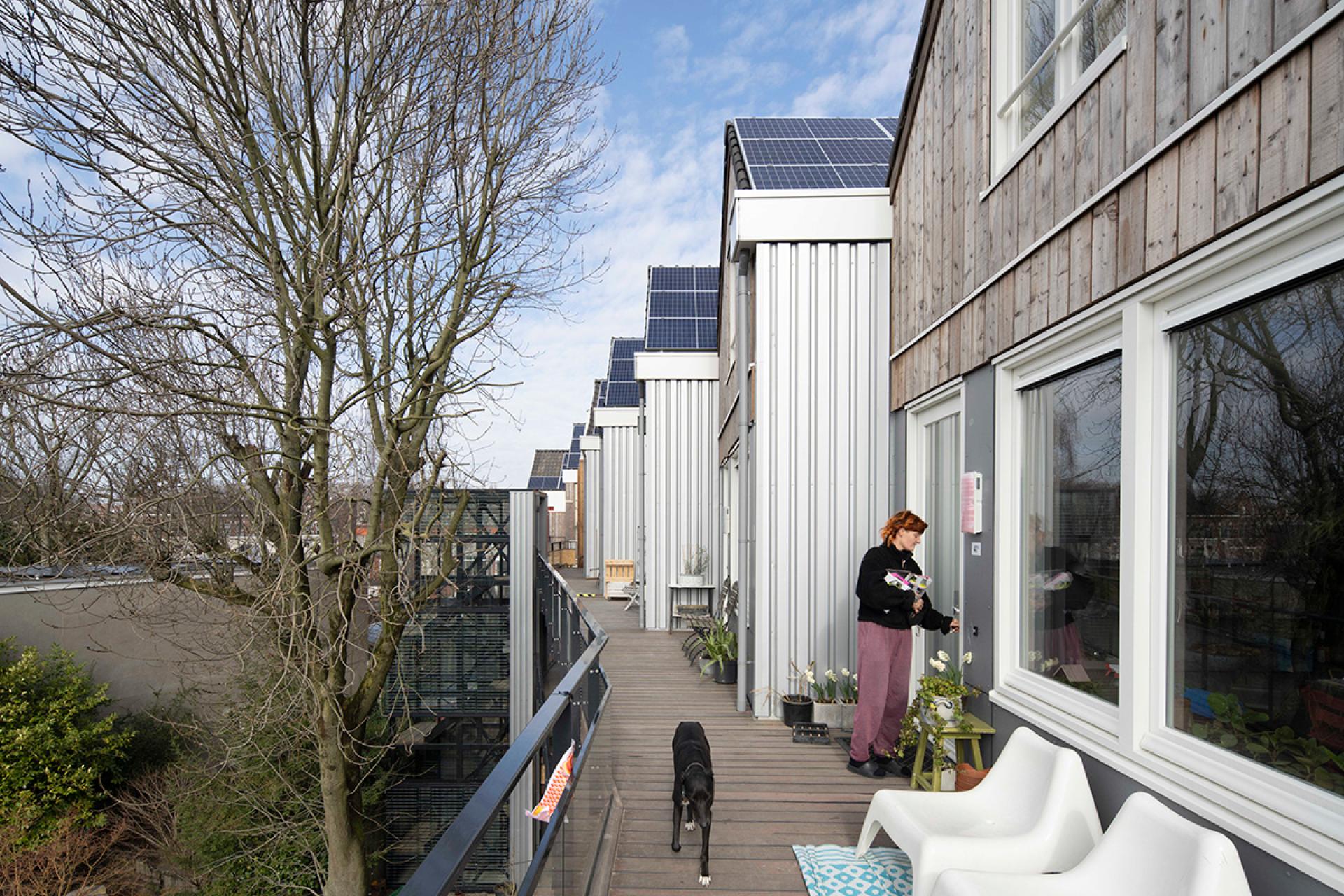Woning van wooncoöperatie Wolphaertstraat in Rotterdam