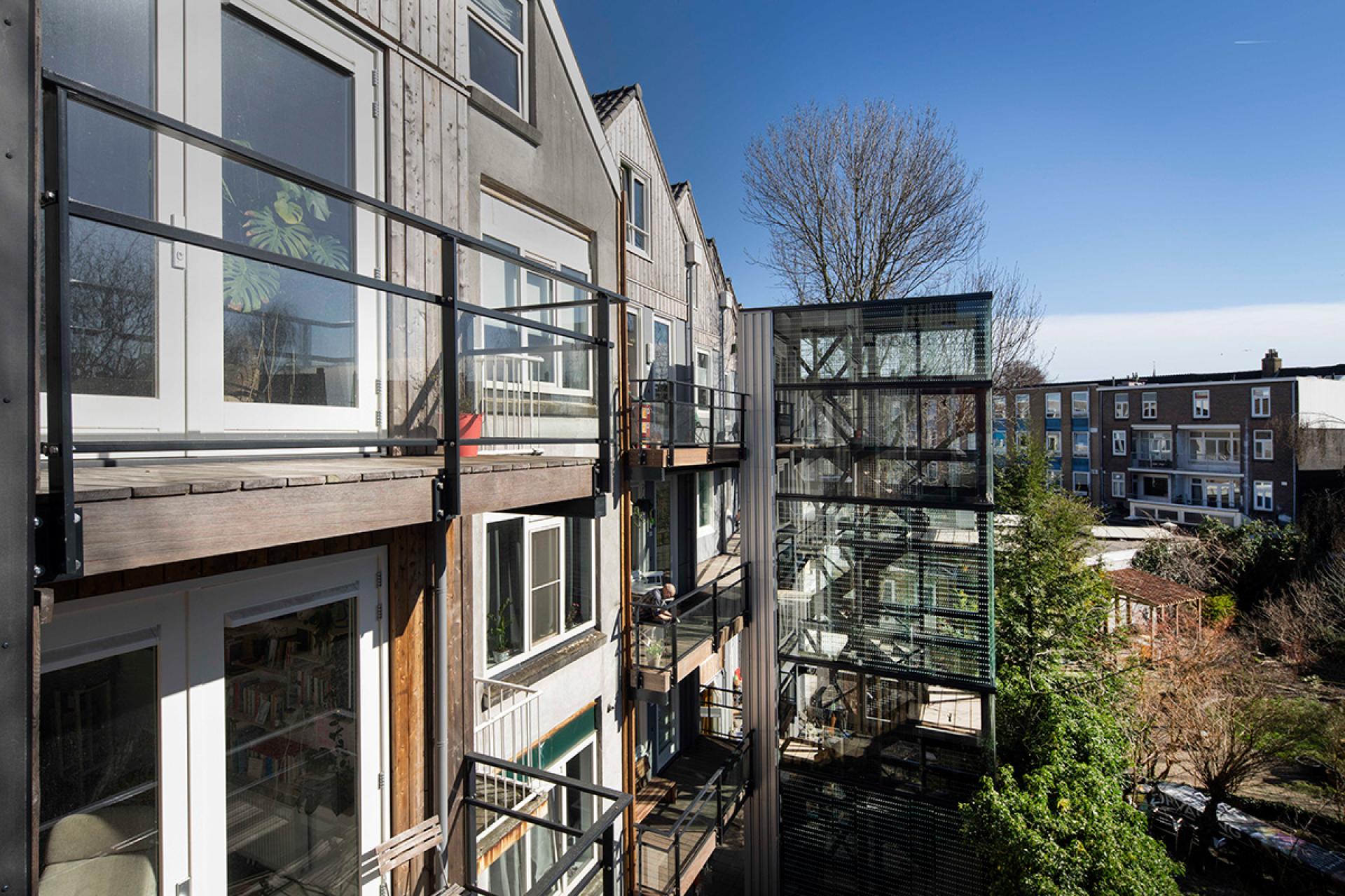 Woning van wooncoöperatie Wolphaertstraat in Rotterdam