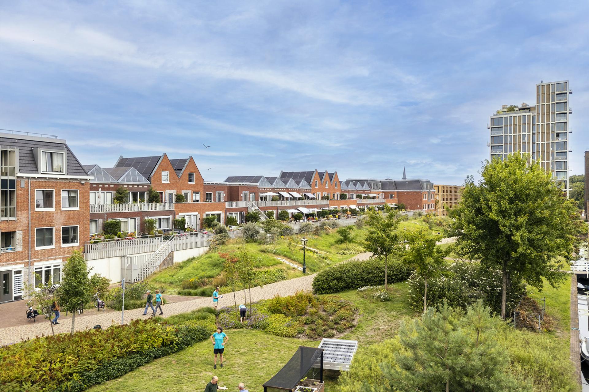 Het Singelpark in Leiden 