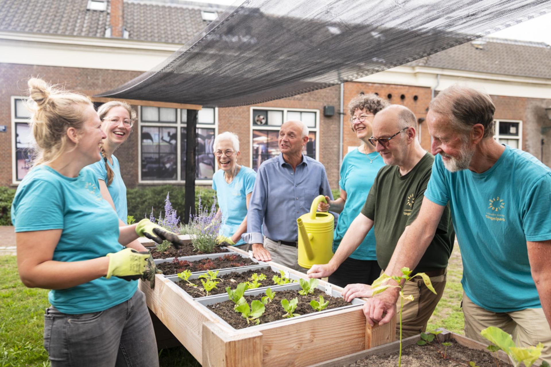 Het Singelpark in Leiden 